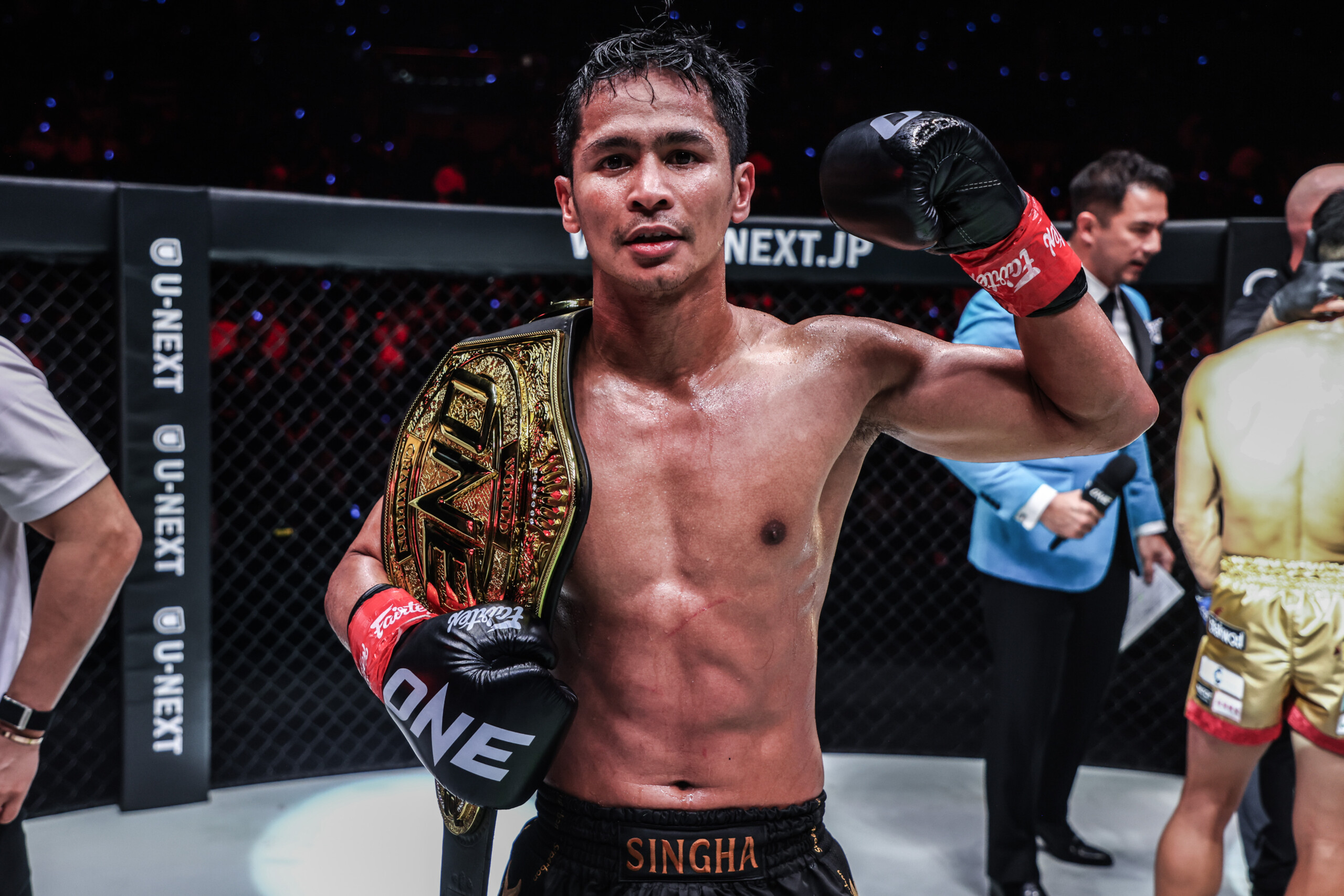 Superbon Rajai ONE Featherweight Kickboxing Usai Kalahkan Masaaki Noiri di ONE 173