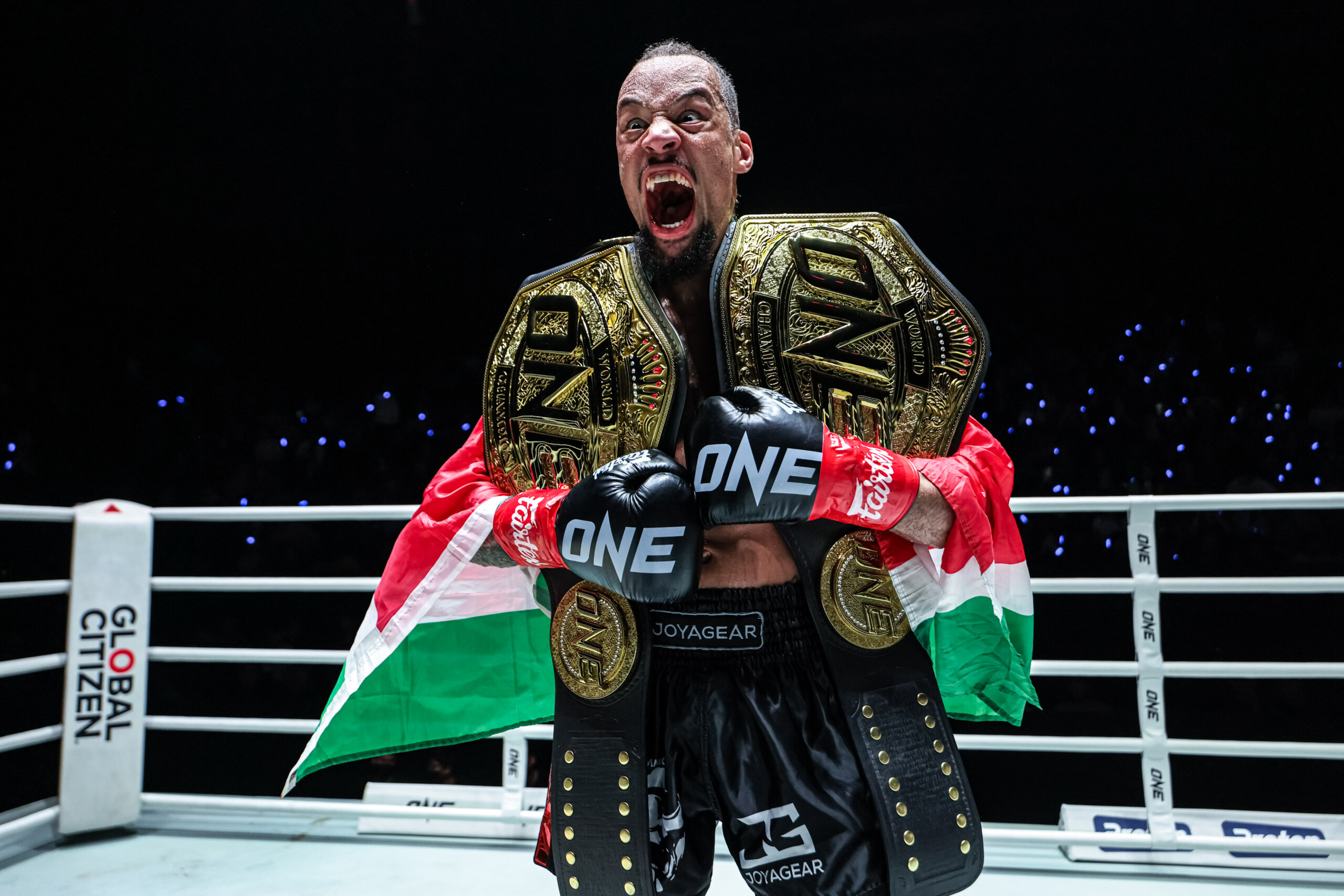Dominasi Rungrawee, Regian Eersel Rebut Kembali Gelar ONE Lightweight Kickboxing