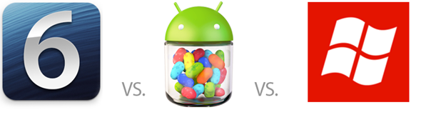 iOS 6, Android 4.1 Jelly Bean, Windows Phone 8, Mana Lebih Hebat?