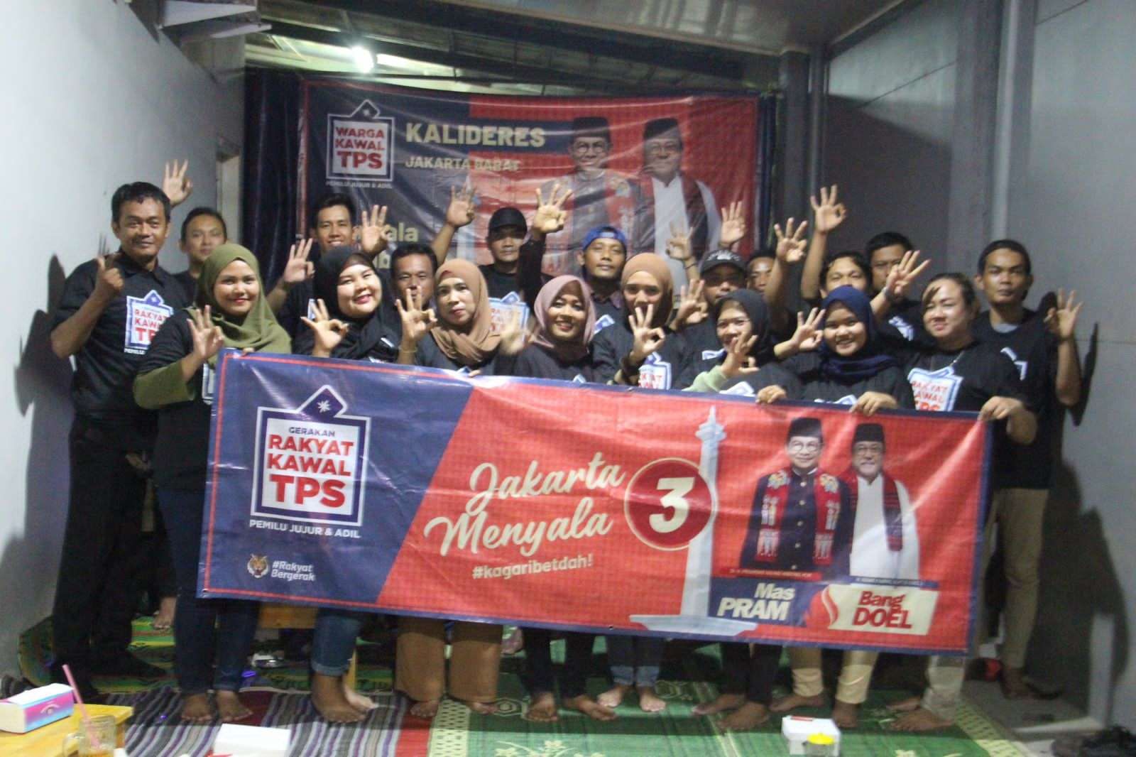 Warga Kalideres Dukung Pramono-Rano Lanjutkan Program Anies
