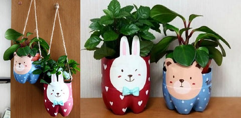 Membuat Pot Bunga dari Botol Bekas Ternyata Sangat Mudah