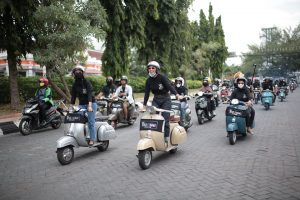 Mengenal Babonscoot Semarang, Komunitas Vespa yang Beranggotakan Perempuan Cantik
