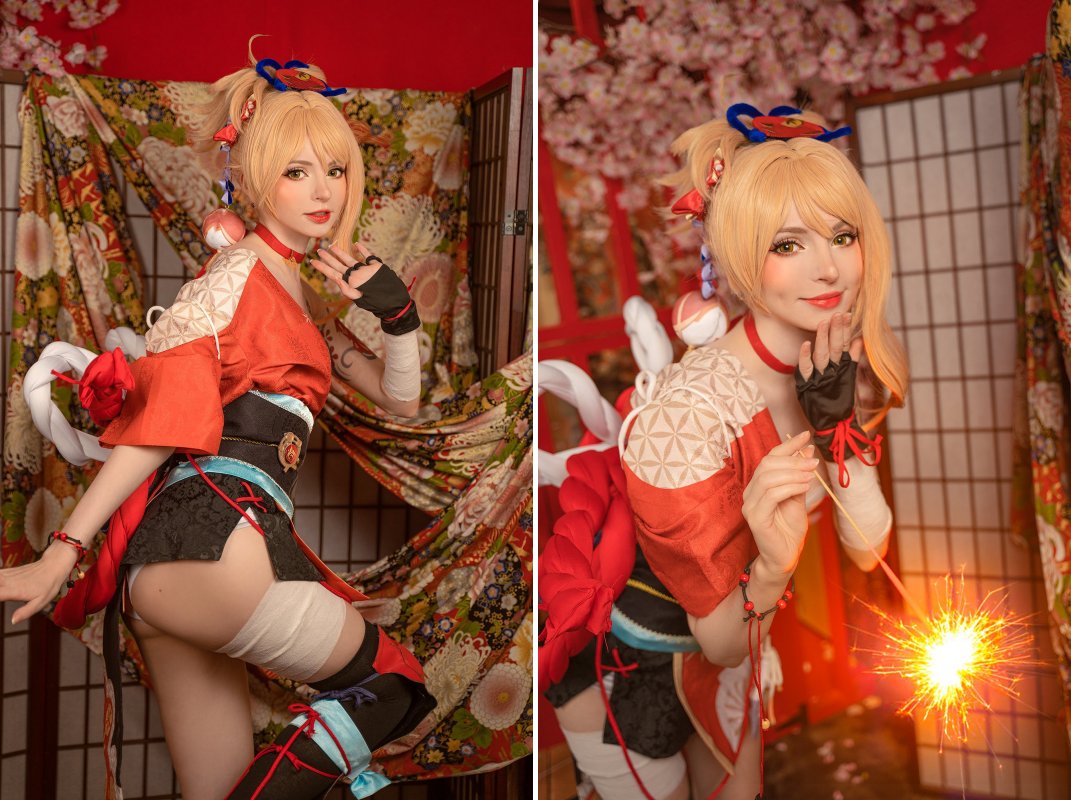 Koleksi Karakter Cosplay Terpanas Yoimiya dari Genshin Impact