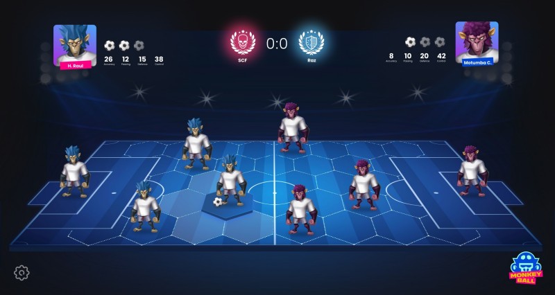 MonkeyBall, Game NFT yang Memainkan Peran Monyet Dalam Pertandingan Sepakbola 4v4