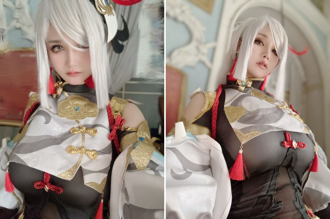 Cosplayer Gadis Cina Berwajah Eropa Hadir dengan Banyak Karya Makeover Panas