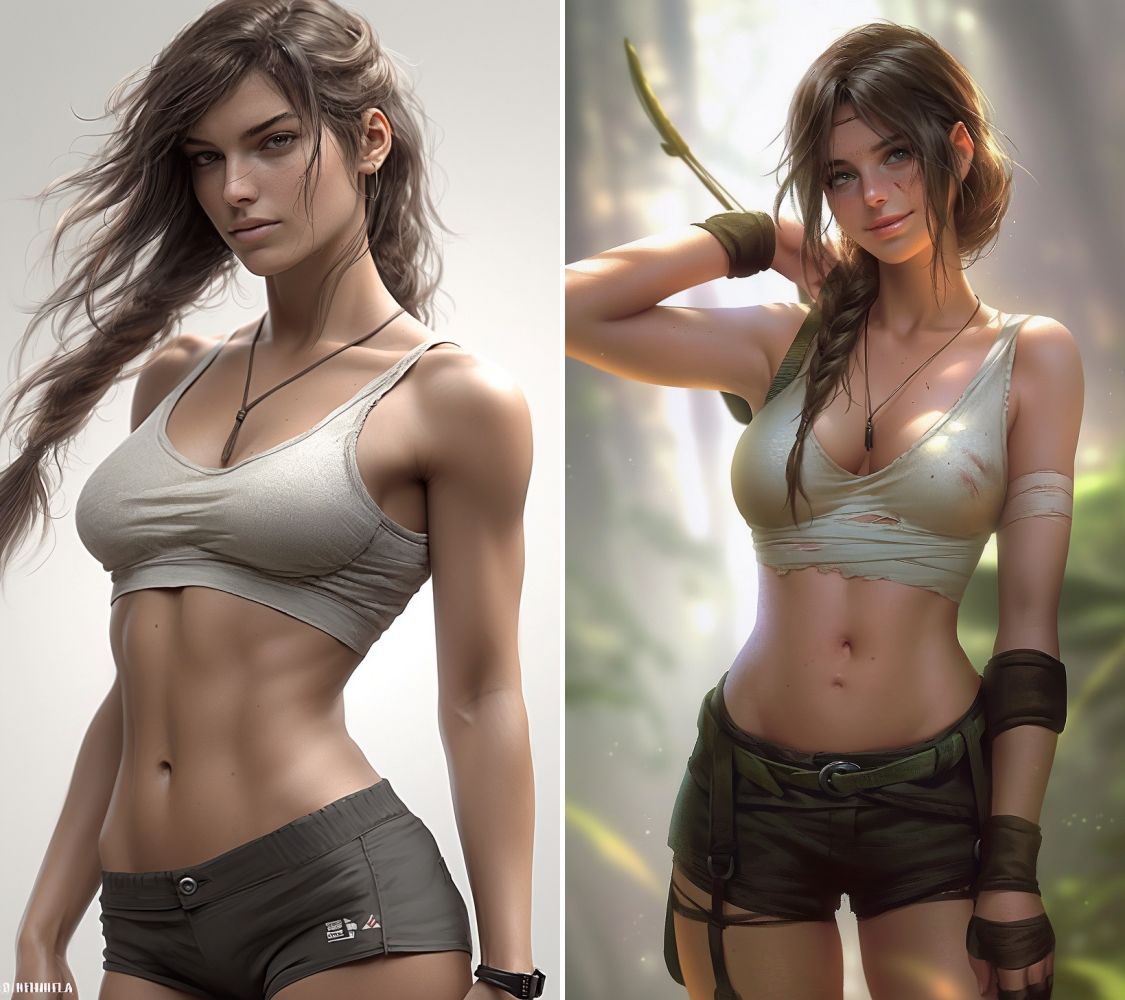 Pesona Fan Art Lara Croft dari Tomb Raider yang Cantik dan Sempurna