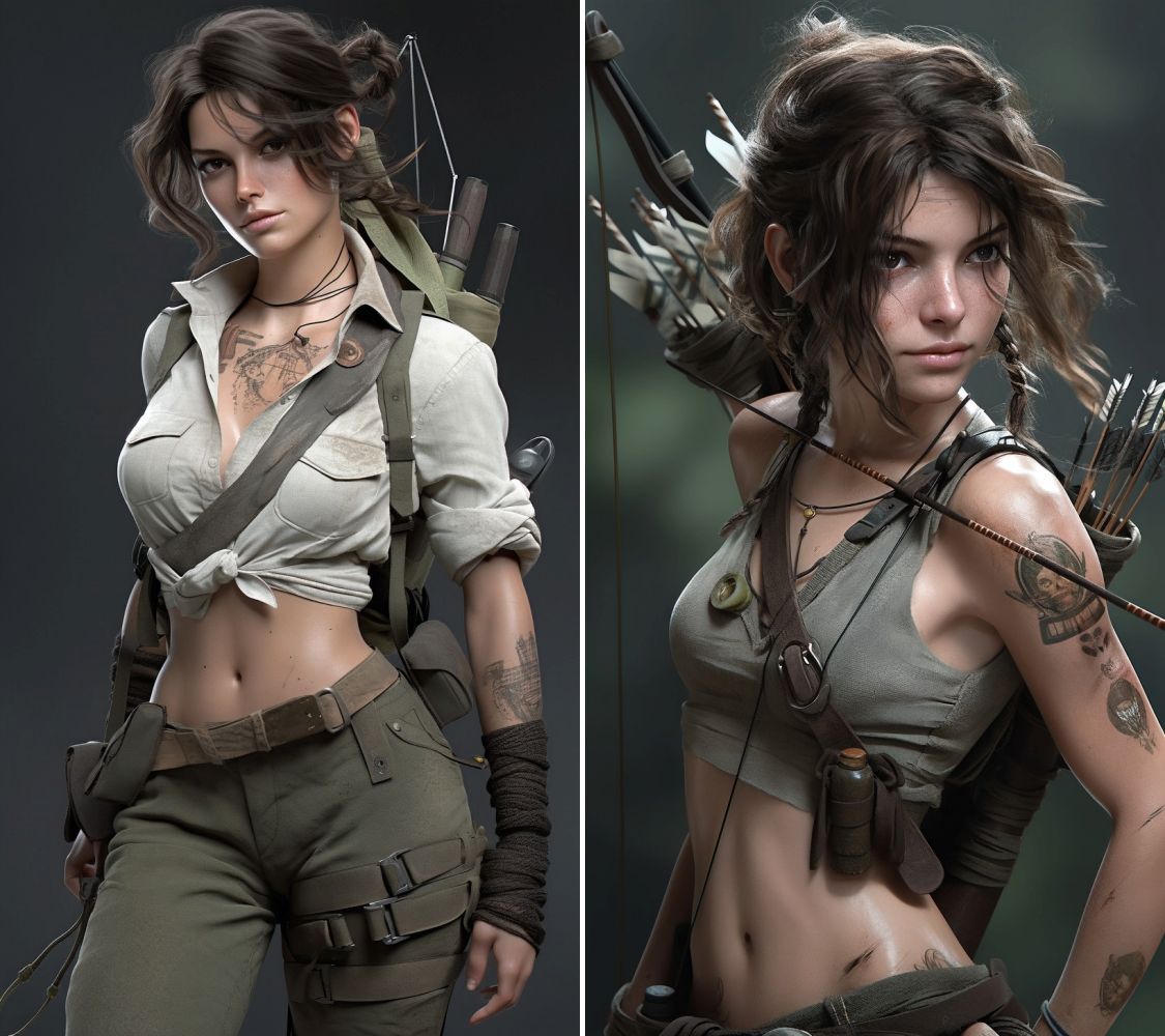 Pesona Fan Art Lara Croft dari Tomb Raider yang Cantik dan Sempurna