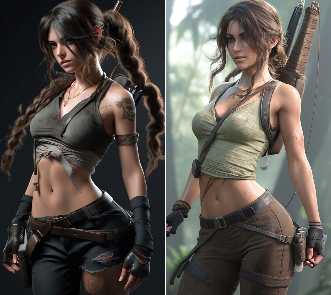 Pesona Fan Art Lara Croft dari Tomb Raider yang Cantik dan Sempurna