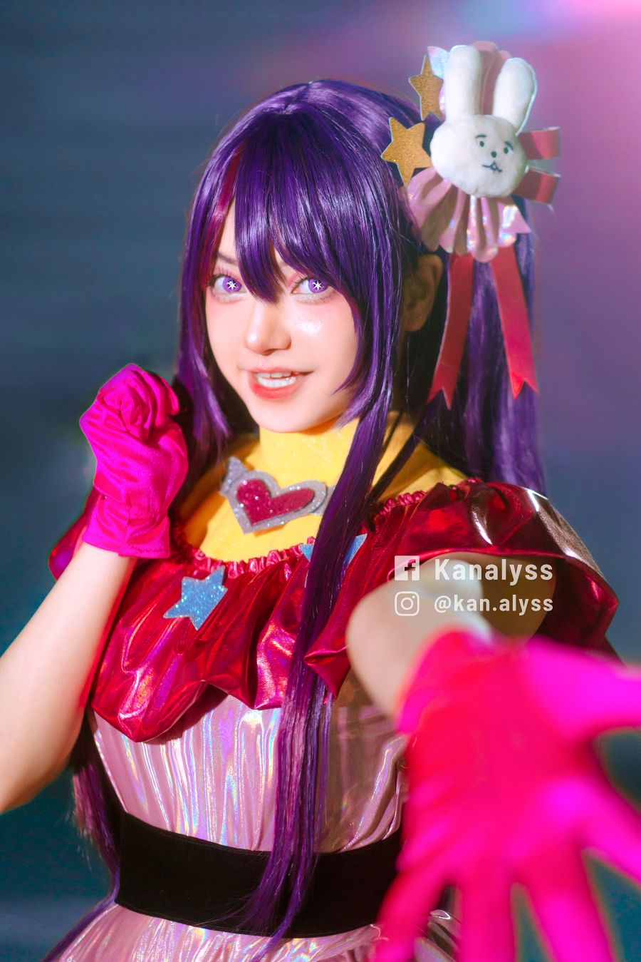 Cosplay Hoshino Ai dari Anime Reborn as Son Oshi, Cantik &amp; Cerah!