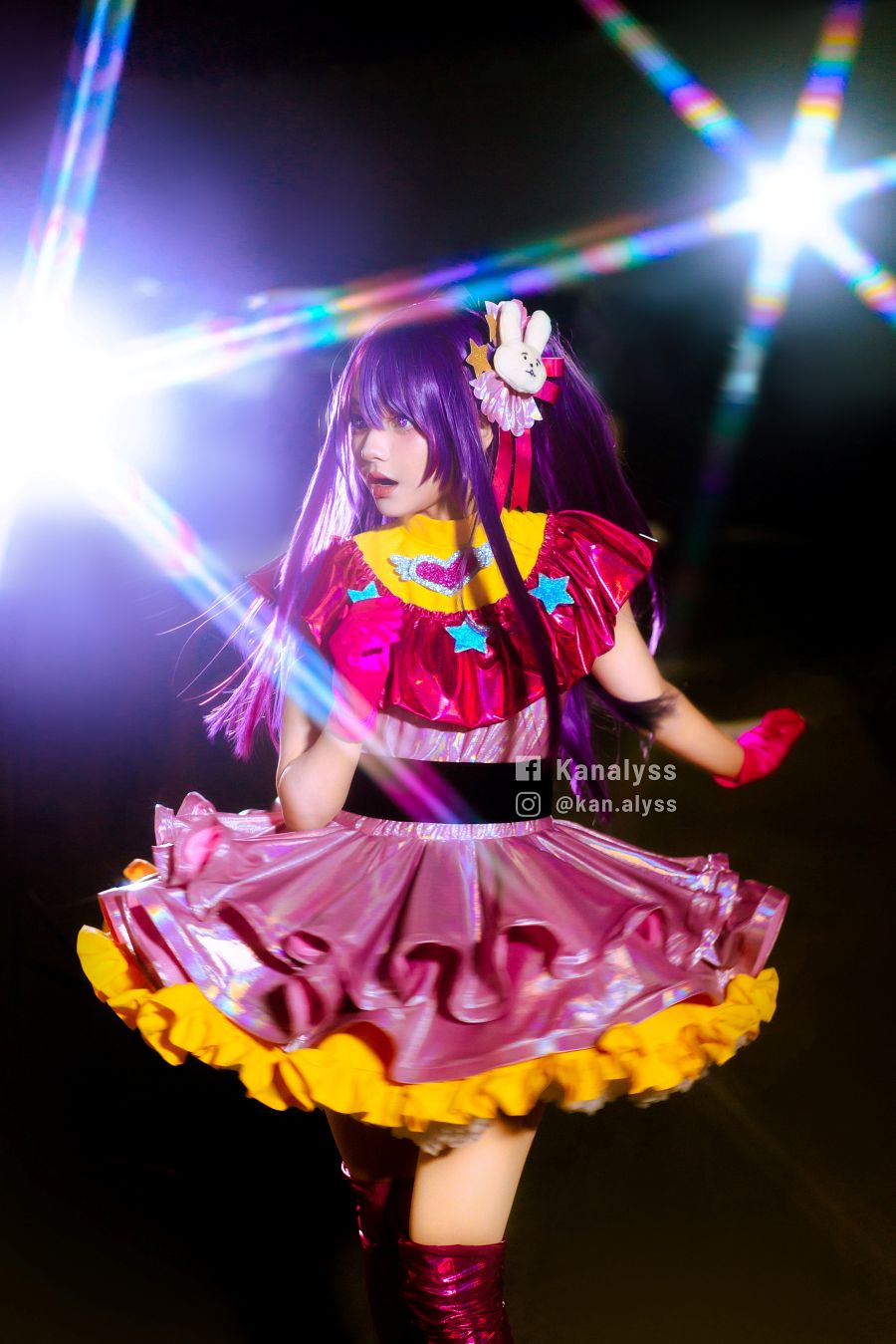 Cosplay Hoshino Ai dari Anime Reborn as Son Oshi, Cantik &amp; Cerah!