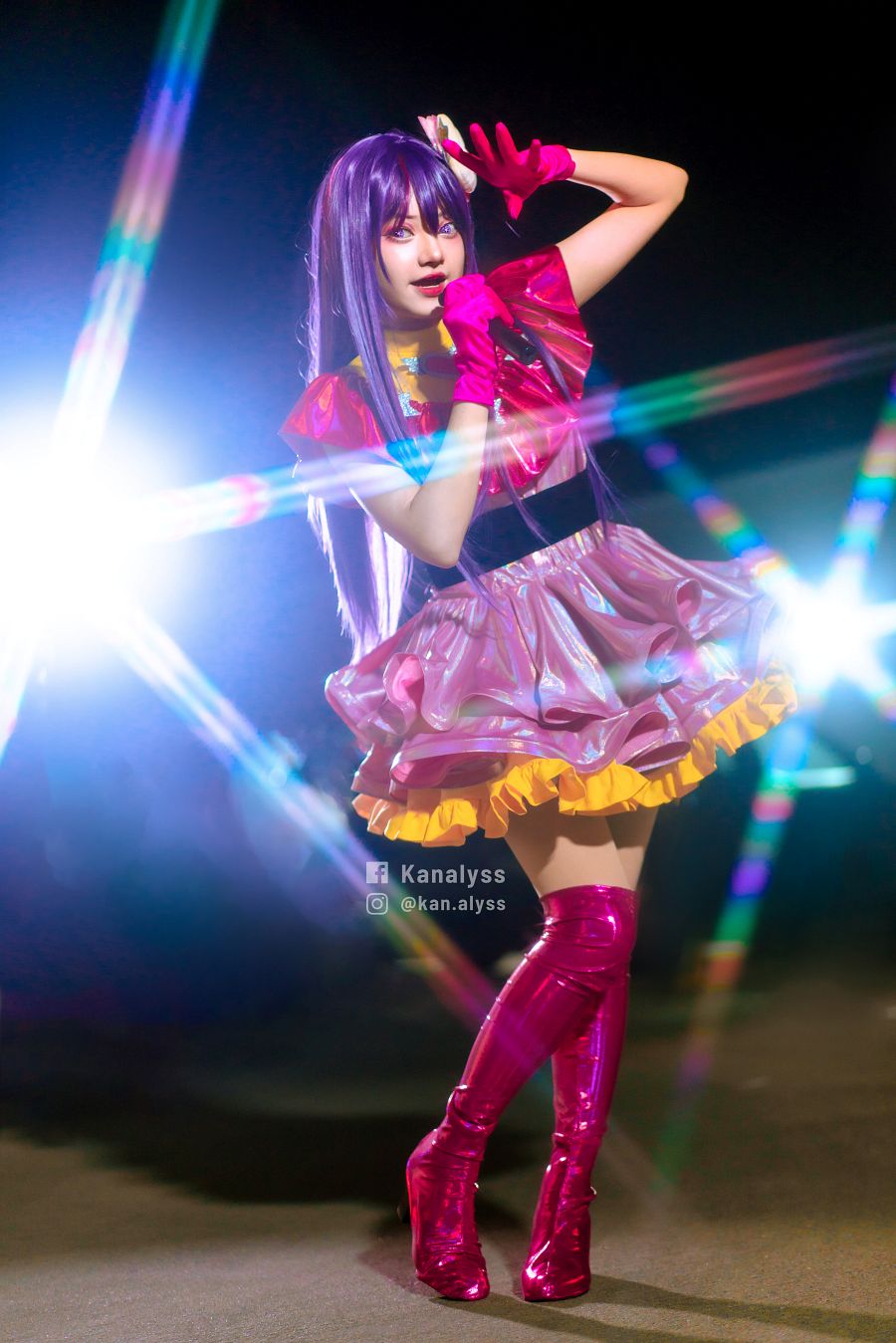 Cosplay Hoshino Ai dari Anime Reborn as Son Oshi, Cantik &amp; Cerah!