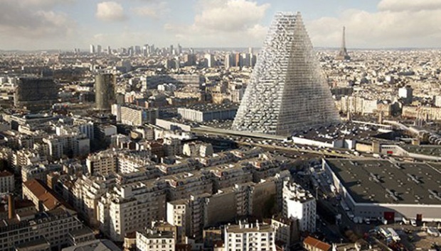 Gedung Unik Berbentuk Segitiga Ini Hanya Ada di Paris