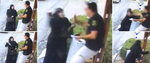 Terekam CCTV, Wanita Ini Menusuk Penjaga Israel, Lalu...