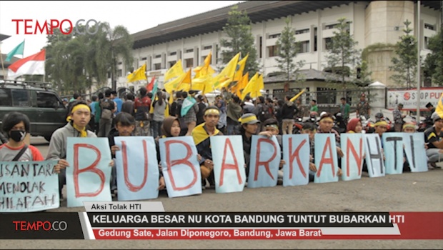 Polisi Bubarkan Kegiatan HTI Kalimantan Selatan di Banjarmasin