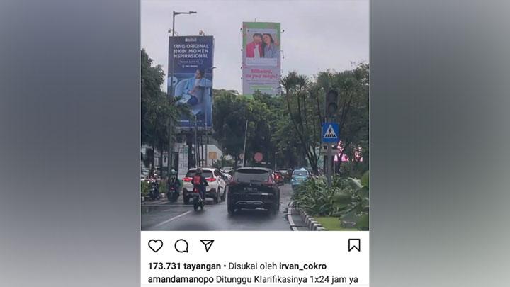 Wajahnya Dipasang Jadi Billboard Tanpa Izin, Amanda Manopo Minta Klarifikasi