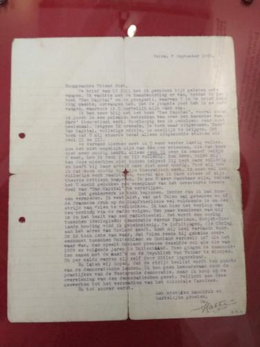 Surat Hatta Meminta Pengusaha Belanda Mengirim Buku Das Kapital Karl Marx
