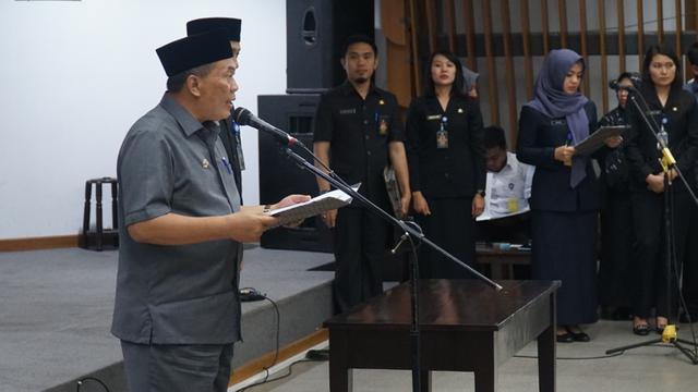 Begini Sumpah Jabatan PNS Penghayat Kepercayaan di Bandung