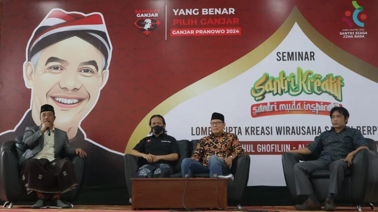  Sahabat Ganjar Gelar Seminar dan Lomba, Harap Santri Bisa Jadi Wirausaha