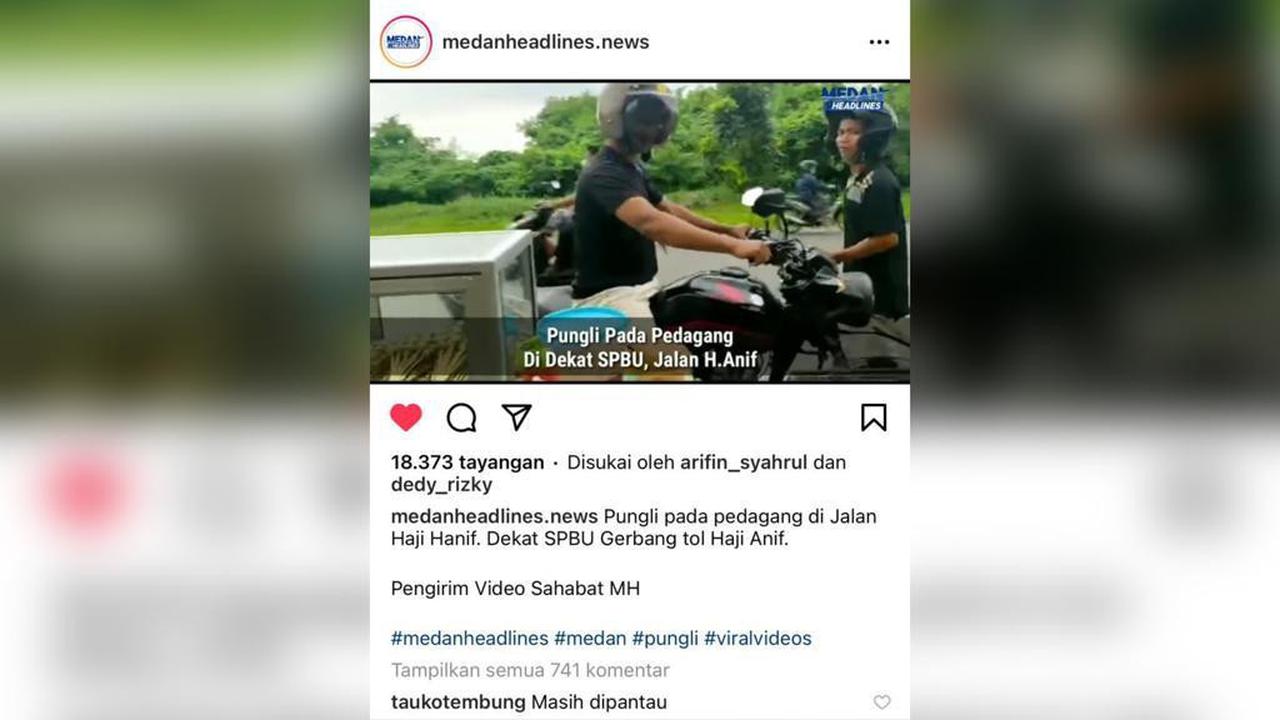 ﻿Bak Abang Jago, Aksi Pungli 2 Pemuda Terhadap PKL di Medan Viral di Medsos