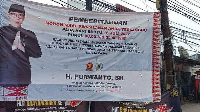 Heboh Nikahan Anak Anggota DPRD Batasi Akses Jalan Warga di Jagakarsa, 