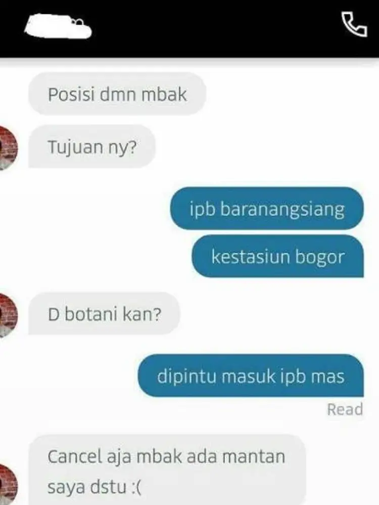 Perasaan Campur Aduk, Berikut Momen Driver Ojek Online Ketemu Mantan