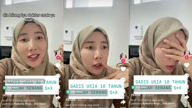Dokter Obgyn Ungkap Cerita Bocah 10 Tahun Berhubungan Seks di Rumah Teman