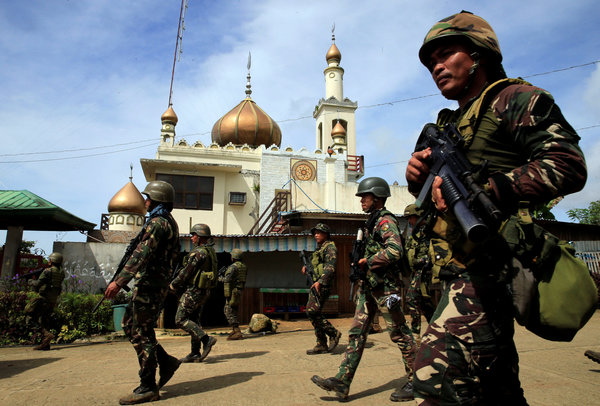 Teroris di Marawi Memprovokasi Militer Filipina agar Mengebom Masjid