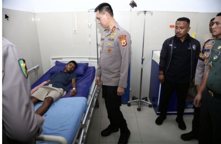 Pemuda Rakyat Maluku Demo Polda Maluku, Teriak Polri Pembunuh