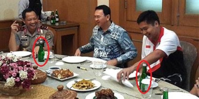 Penyebar foto 'miras' di pertemuan Ahok dan Tito ditertawakan