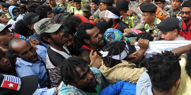 Demo Papua Merdeka di Jakarta, Puluhan Mahasiswa Diamankan Aparat Kepolisian
