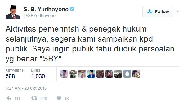 Antasari Azhar minta SBY ungkap kasusnya daripada cuit di twitter