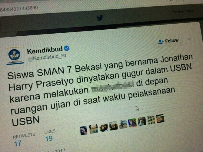 Akun Twitter Kemdikbud RI diduga dihack, ini bantahan admin