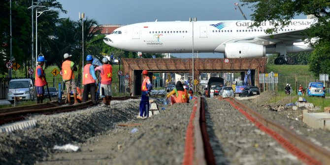 Di atas Rp 100.000, tarif kereta Bandara Soekarno-Hatta setara taksi