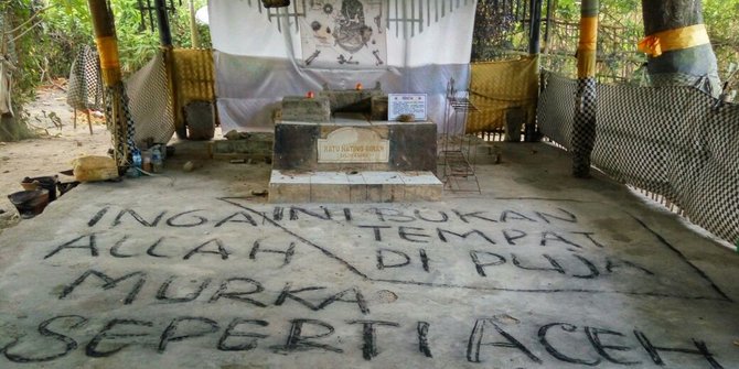 Situs Calonarang di Gurah Kediri kembali dirusak