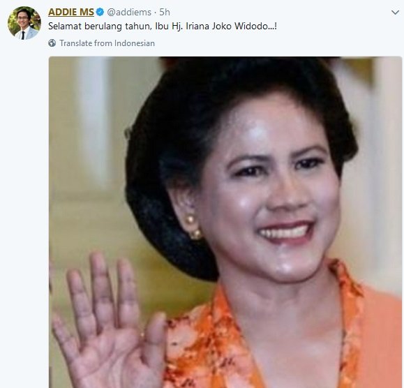Selamat Ulang Tahun Ibu Iriana Joko Widodo