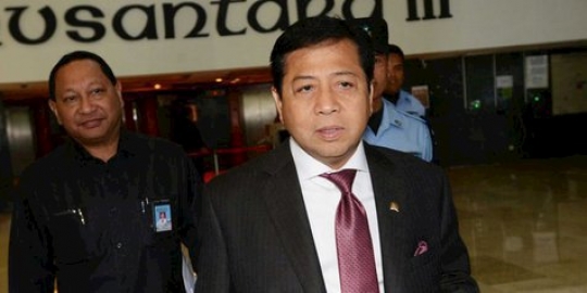 Datang di Akad Nikah Kahiyang Ayu-Bobby Nasution, Setya Novanto terlihat mengantuk