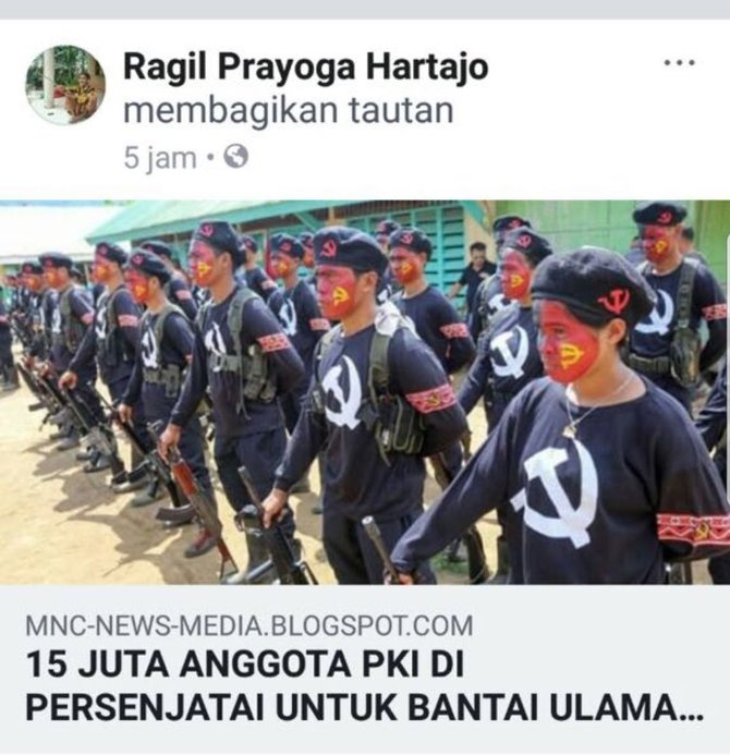 Guru SMA di Banten sebar berita bohong di FB dan provokasi muridnya