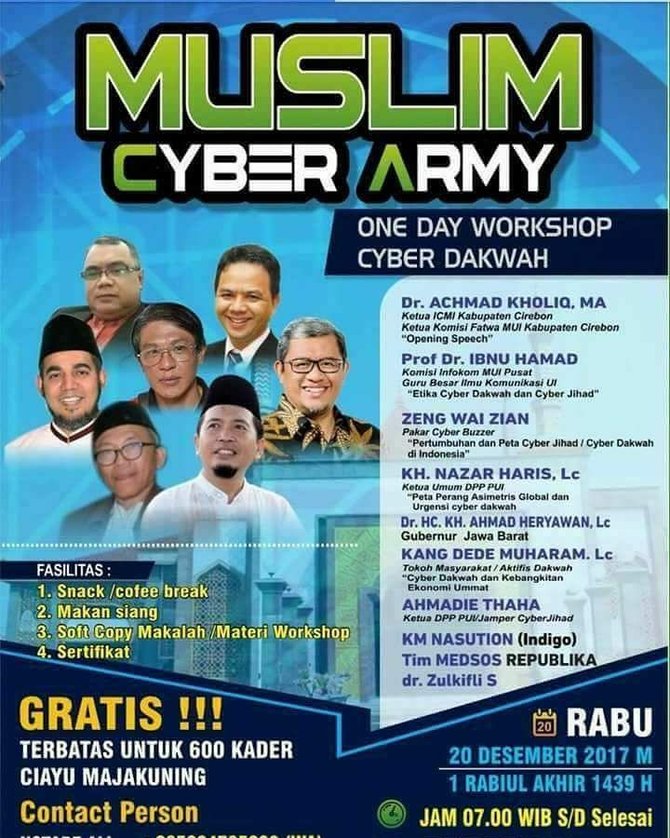 Workshop MCA cantumkan wajahnya, ini kata Aher