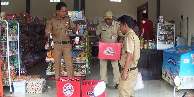 Jelang Nyepi, 3 toko di Jembrana ketahuan jual miras