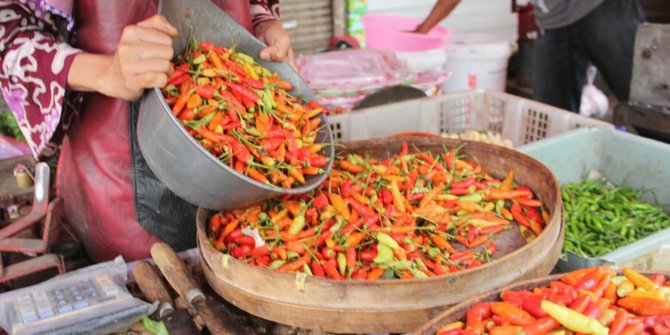 Terus naik, harga cabai di Pasar Besar Malang tembus Rp 65.000 per Kg