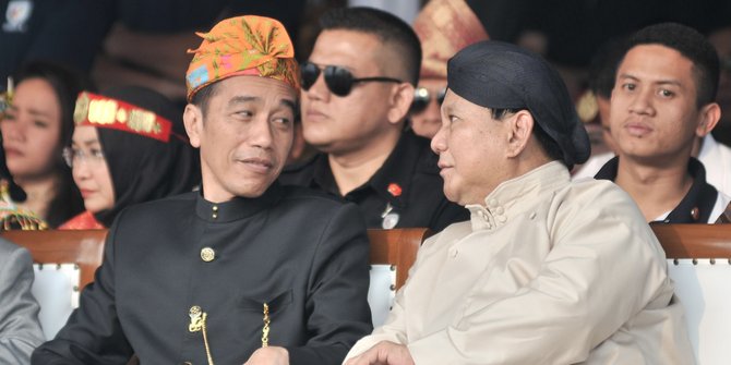 SMRC: Elektabilitas Jokowi naik jadi 60%, Prabowo turun jadi 28%
