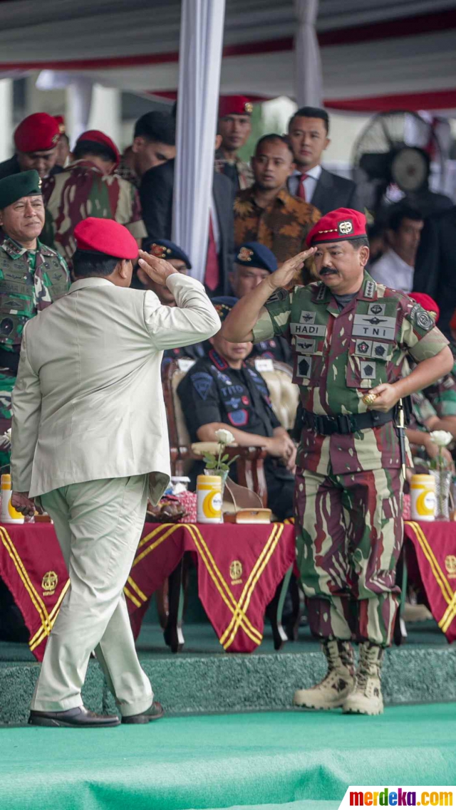 Hadiri HUT Kopassus, Prabowo: Ingat Masa Muda, Masa Masih Agak Kurus