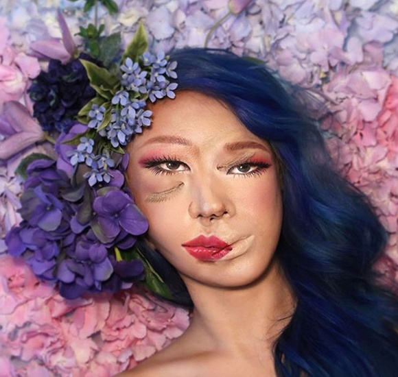 Dengan Modal Makeup, Seniman Ini Sukses Membuat Netizen Pusing dengan Karyanya