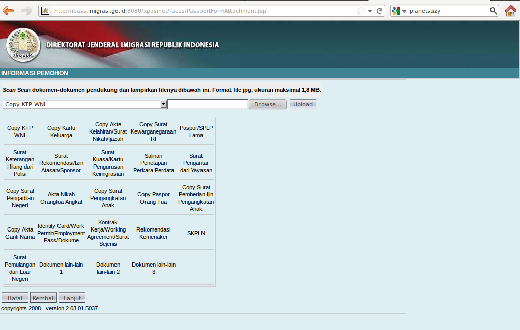 &#91;SHARE&#93;Pengalaman &quot;mudahnya&quot; membuat PASPOR Online