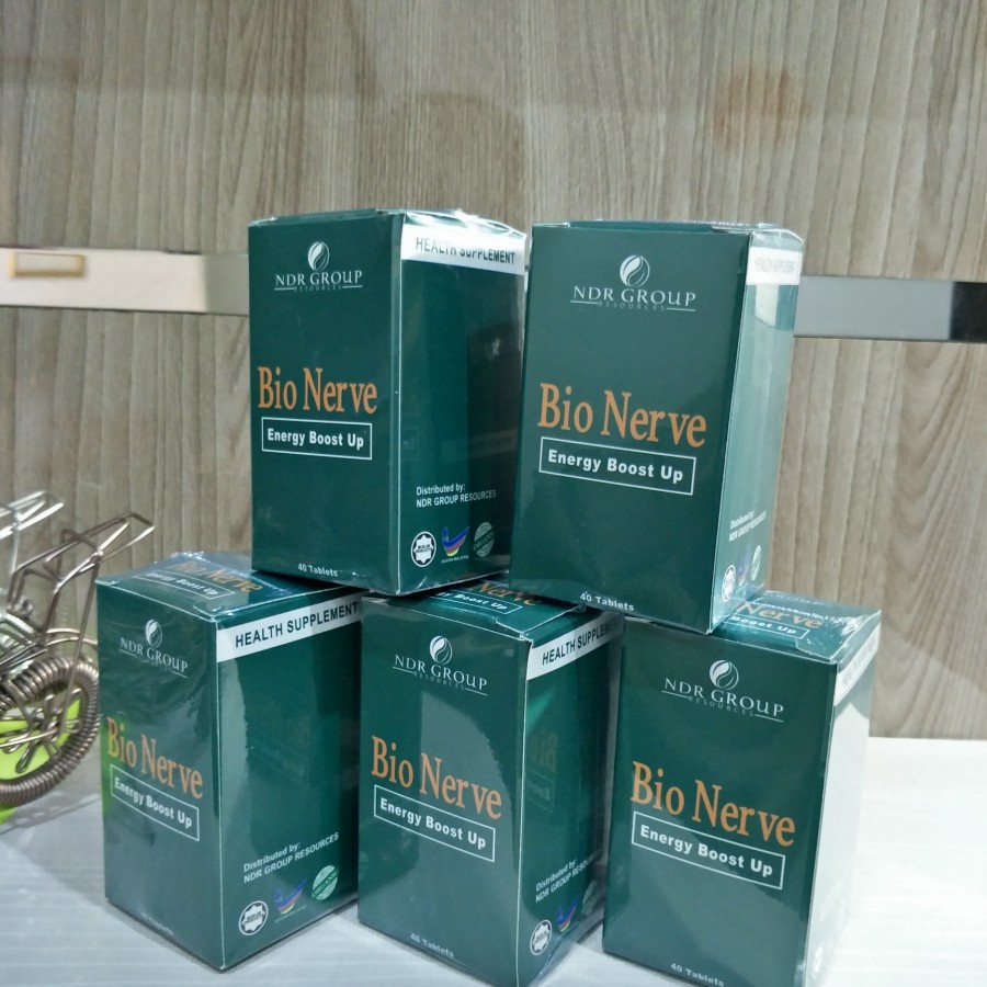 BIO NERVE MALAYSIA NDR GROUP ORIGINAL ISI 40 PIL HERBAL