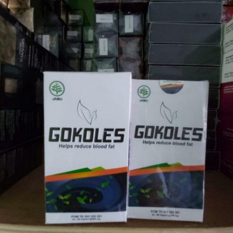 GOKOLES ASLI RESMI BPOM OBAT KOLESTEROL ASAM URAT
