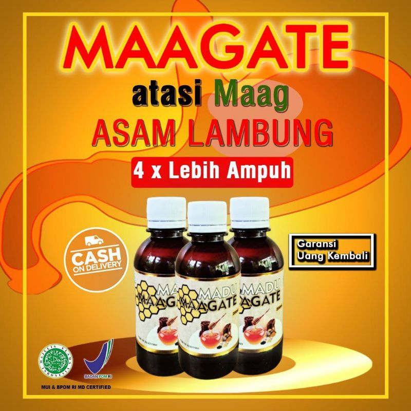 MAAGATE OBAT MAAG KRONIS ASAM LAMBUNG AMPUH GERD &amp; ANXIETY MAGATE
