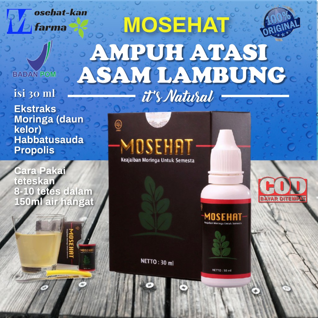 Mosehat Obat Asam Lambung Maag Kronis Herbal Ampuh