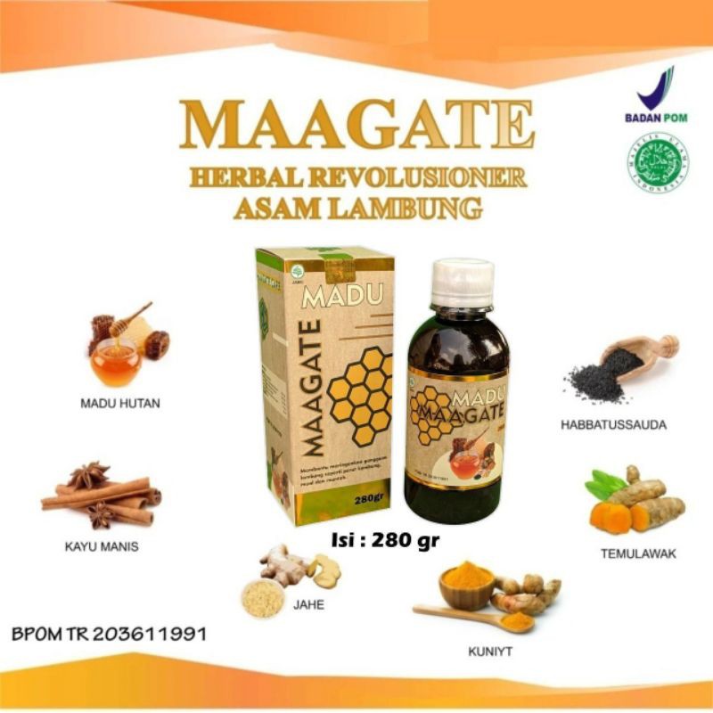 MAAGATE OBAT MAAG KRONIS ASAM LAMBUNG AMPUH GERD &amp; ANXIETY MAGATE