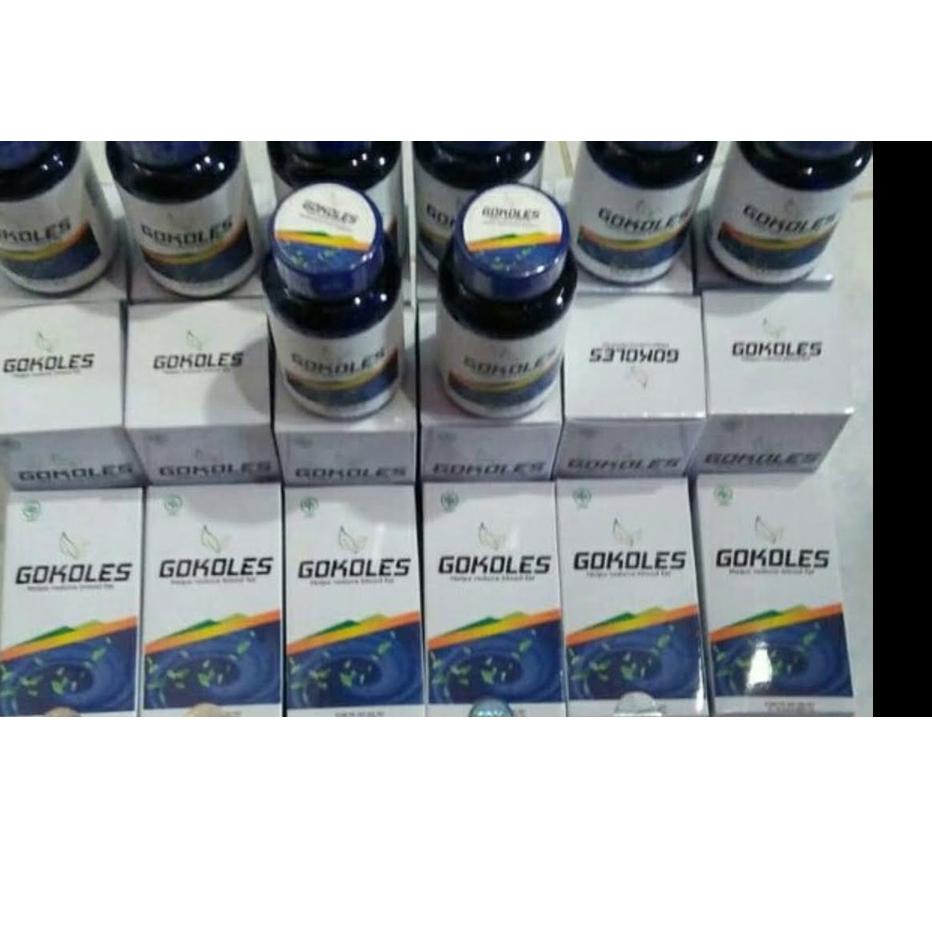 GOKOLES ASLI RESMI BPOM OBAT KOLESTEROL ASAM URAT